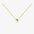 Elegante collar de cadena de oro con un racimo de opalo y piedras negras y verdes - Estilo Piedras Blanco Negro Verde / Oro 18K (Estilo A)