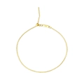 Minimalistisches verstellbares Armband aus S925 Sterlingsilber in Goldfinish - Universelles Armband / 18K Gold
