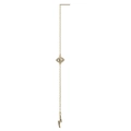 Dettaglio di orecchini a catena dorata con ciondoli occhio del male e fulmine con zirconi - Stile Zirconia Trasparente / Oro Occhio del Diavolo Fulmine