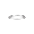 Minimalistische S990 puur zilveren ring met mat gezandstraalde afwerking maat 16 - Maat 9 / 2mm Gepolijste Stijl (YHJ2022)
