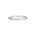 Minimalistische S925 sterling zilveren ring met een matte gezandstraalde afwerking - Maat 9 / 2mm Matte Stijl (YHJ2023)