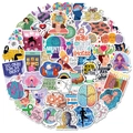 Set di adesivi sulla salute mentale con motivi di yoga e cervello per borracce - Stile Meditazione del Cervello (T01040722)