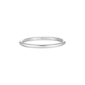 Minimalistische S990 sterling zilveren effen ring met gepolijste zilveren afwerking - Maat 9 / 1.6mm Gepolijste Stijl (YHJ2024)