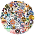 Lot de 50 autocollants de trophée de foot imperméables pour bagages et décoration - T01040746 Trophée De Football (50 Images)