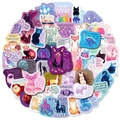 Lot d'autocollants d'animaux mignons avec citations pour scrapbooking et DIY créatif - Série d'Illustrations Mignonnes (T01040557)