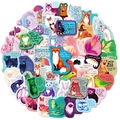 50 adesivi animali motivazionali impermeabili con citazioni per laptop e quaderni - Serie di Citazioni di Animali Antropomorfi (T01040558)