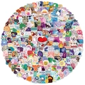 Lot de 300 autocollants inspirants en anglais avec des motifs d'animaux mignons et colorés - Série de Textes Inspirants (BP-0000465)