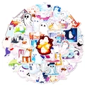 Set di adesivi di fantasmi carini e estetici per borracce e decorazioni per lo scrapbooking - Stile Fantasma Bianco (T01041331)
