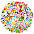 Set mit 100 bunten Tieraufklebern mit Panda und Koala für Koffer DIY Dekoration - Cartoon-Muster Gemischter Stil