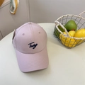 Gorra de béisbol lavanda con bordado Today en algodón de sarga de alta calidad - Rosa