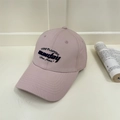 Casquette de baseball rose élégante brodée Sunday pour un look décontracté unisexe - 56-59cm (Réglable) / Rose Clair