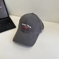 Dark grey vintage baseball cap with Yump Studio and Nice letter embroidery - 56-59cm (Adjustable) / Gray