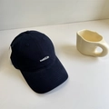 Gorra de béisbol de algodón azul oscuro con bordado habitat y etiqueta original - 56-60cm / Azul Marino