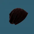 Texture détaillée du bonnet en tricot marron foncé avec motif ondulé élégant pour quotidien - Café