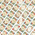Gros plan de cartes aquarelles avec textes de motivation et illustrations florales - Collection de Cartes de Récompense (RXHB0127)