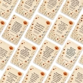 Detail showing vintage floral inspirational cards with motivational English quotes - Inspirational Floral Cards Set (RXHB0129)