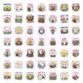 Set di adesivi colorati con coniglietti pasquali per laptop e decorazioni fai da te - Set Tema Coniglietto di Pasqua (T01043291)