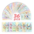 Gros plan de 36 cartes aquarelles libellules avec citations positives sur papier premium - Aquarelle Libellule Florale (RXHB0451)