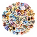 Set di 50 simpatici adesivi animali con cani e gatti per decorazione scrapbooking fai-da-te - Stile Animale Che Offre Fiori (RXHC0050)