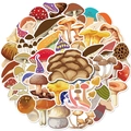 Pack de stickers de champignons variés et imperméables pour décorer les bouteilles - Style de Champignon Illustration à l'Aquarelle (T01040628)
