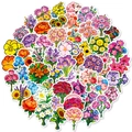 Set di 56 adesivi floreali vivaci con rose e girasoli per decorazioni fai-da-te - Stile Fiori Misti (T01043136)