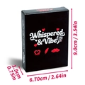 Whispered & Vibe adult dating card game for couples with 50 romantic interaction cards - Couples Interaction Card Game (T01043147)