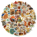 Middle Eastern Arabic theme stickers featuring camels, desert architecture and dallas - Middle Eastern Arabic Style Stickers (T01043124)