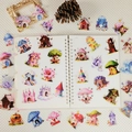 56Pcs watercolor fairy tale house PET stickers for journal decoration and crafts - Dreamy Fairytale House (T01043127)