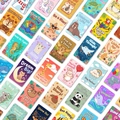 Dettaglio di 36 biglietti motivazionali per bambini con simpatici animali e frasi positive - Rxhb0108