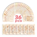 Dettaglio di 36 carte motivazionali ad acquerello con illustrazioni floreali - Stile Illustrazione Acquerello Disegnato a Mano (RXHB0168)