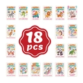 Set of 18 colorful animal birthday cards with vibrant cartoon illustrations and text - Rxhb0013