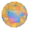 Set of colorful Bible scripture cards featuring Isaiah 41:10 with gradient design - Scripture Orange Blue Gradient Style (RXHA0024)