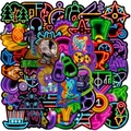 Wasserdichte PVC-Aufkleber im Neon-Stil mit Astronauten und Graffiti-Motiven - Neon Fußball Stil 2 (T01040689)