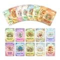 Set of 18 cute animal illustration postcards featuring forest and dinosaur themes - Animal Illustration Style (RXHA0028)