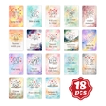 Set of 18 romantic watercolor matchstick couple cards with minimalist illustrations - Watercolour Render Series (RXHA0041)