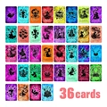 Set of 36 colorful witch power inspiration cards with oracle style magic quotes - Witch Inspirational Style (RXHA0062) / 36 Sheets