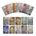 Juego de tarjetas inspiradoras estilo Monet con paisajes de jardín y temas naturales - Estilo Jardín Forestal (RXHA0038)