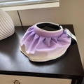 Purple gradient sun visor hat for women with UV protection and adjustable shell design - 56-60cm / Purple