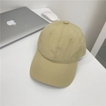 Gorra de béisbol de secado rápido caqui, gorra de sol minimalista para deportes - 56-59cm(Ajustable) / Caqui
