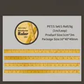 Vintage ruler style PET decorative tape for DIY scrapbooking with 1cm by 3m specifications - Mir
