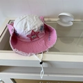Roze gradiënt cowboyhoed met sterpatroon, gerafelde rand en verstelbaar koordje - 56-58cm / Roze Wit Gradiënt