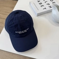 Gorra de running azul marino de secado rápido con bordado blanco 'Running Club' frontal - 56-58cm Ajustable / Azul Marino