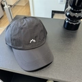 Gorra deportiva negra de secado rápido con logotipo de montaña bordado en blanco para sol - 56-58cm / Negro