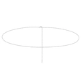 Dettaglio del marchio S925 su una catena da vita minimalista in argento sterling - Argento
