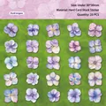 Lot de 25 autocollants rétro d'hortensias violets pour scrapbooking et DIY - Hortensia
