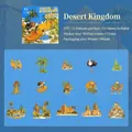 15pcs Desert Kingdom PET decorative stickers with camel and pyramid motifs for scrapbooking - Desert Kingdom