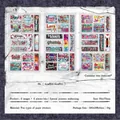 Vintage-Aufkleber-Set mit strukturiertem Papier und geprägten Graffiti-Mustern - Graffiti-Stil