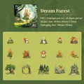 Dream Forest PET sticker pack with 15 unique fairytale nature illustrations - Dreamy Forest