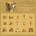 Remote Village series hand-drawn PET stickers with 15 pastoral designs for journaling - Remote Village