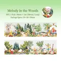 Ruban PET Plan Camping série Mélodie de la Forêt avec scènes de forêt et feu de camp - Mélodie de la Forêt